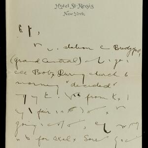 a page of handwritten text