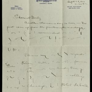 a page of handwritten text