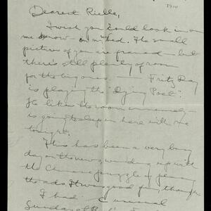 a page of handwritten text