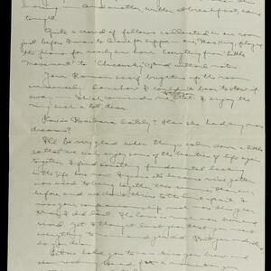 a page of handwritten text