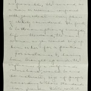 a page of handwritten text