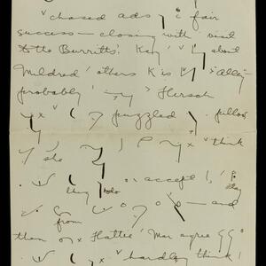 a page of handwritten text