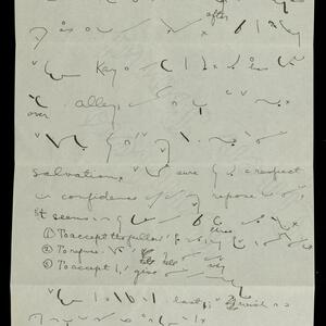 a page of handwritten text