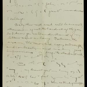 a page of handwritten text