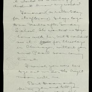 a page of handwritten text