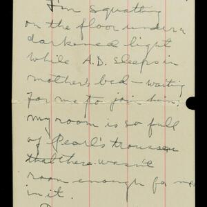 a page of handwritten text