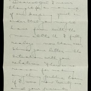 a page of handwritten text
