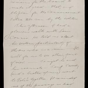 a page of handwritten text