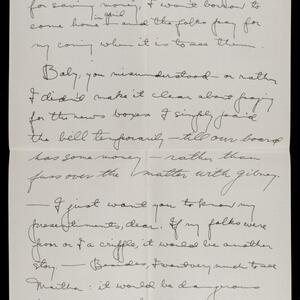 a page of handwritten text