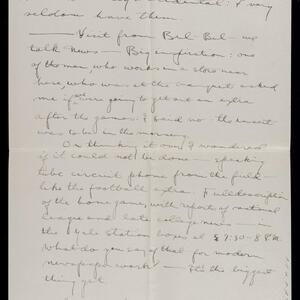 a page of handwritten text