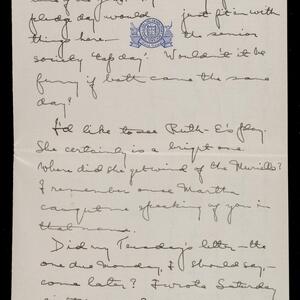 a page of handwritten text