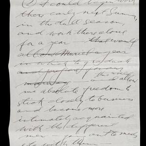 a page of handwritten text