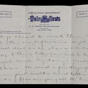 a page of handwritten text