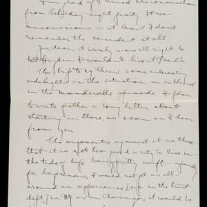 a page of handwritten text