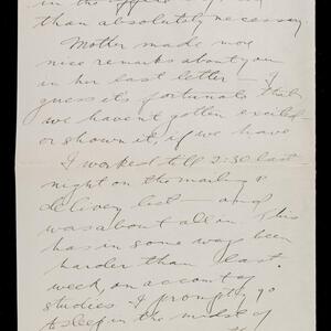 a page of handwritten text