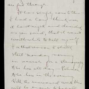 a page of handwritten text