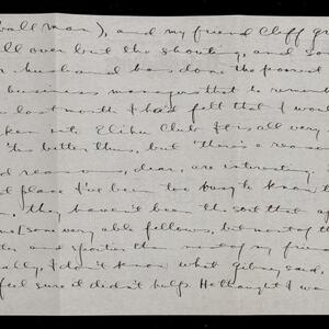 a page of handwritten text