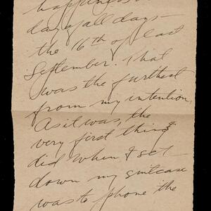 a page of handwritten text