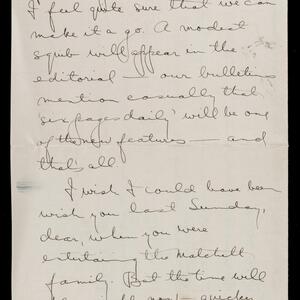 a page of handwritten text