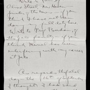 a page of handwritten text