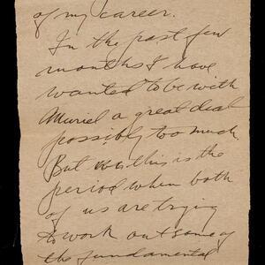 a page of handwritten text