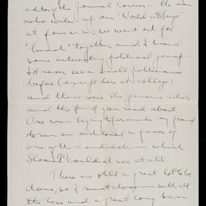 a page of handwritten text