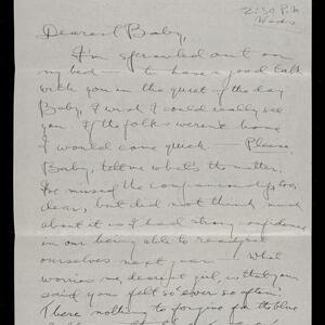 a page of handwritten text