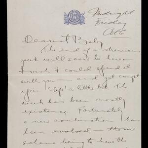 a page of handwritten text
