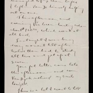 a page of handwritten text