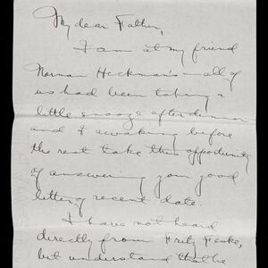 a page of handwritten text