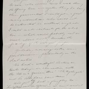 a page of handwritten text