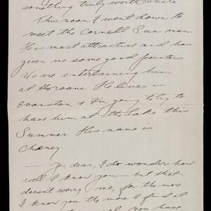 a page of handwritten text