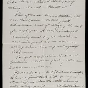 a page of handwritten text