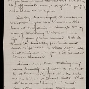 a page of handwritten text