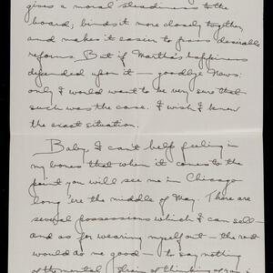 a page of handwritten text