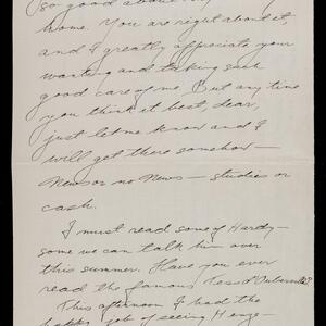 a page of handwritten text