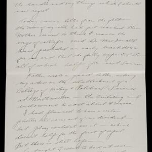 a page of handwritten text