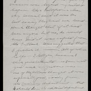 a page of handwritten text