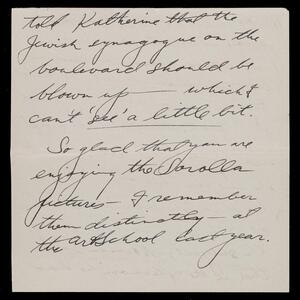 a page of handwritten text