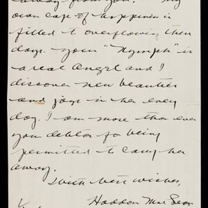 a page of handwritten text