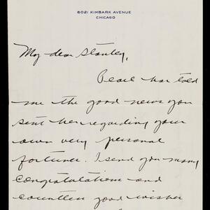 a page of handwritten text