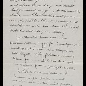 a page of handwritten text