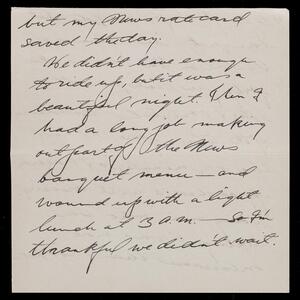 a page of handwritten text