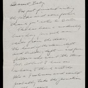 a page of handwritten text