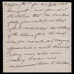 a page of handwritten text