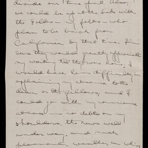 a page of handwritten text