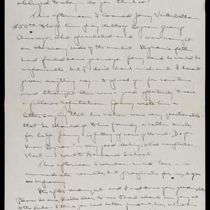 a page of handwritten text
