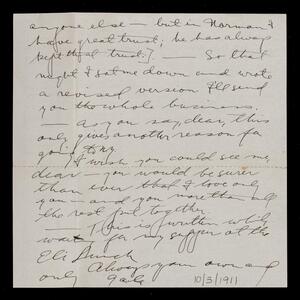 a page of handwritten text