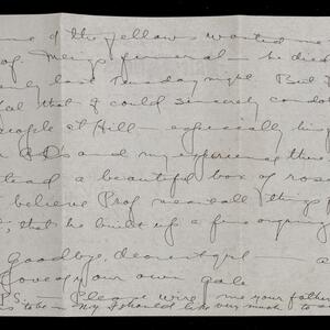 a page of handwritten text