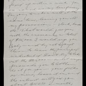 a page of handwritten text